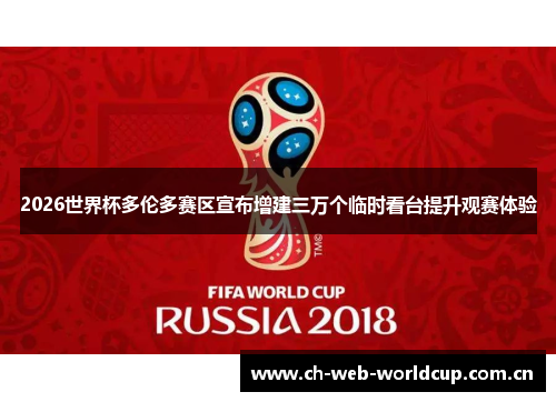 2026世界杯多伦多赛区宣布增建三万个临时看台提升观赛体验 2026世界杯多伦多赛区宣布增建三万个临时看台提升观赛体验